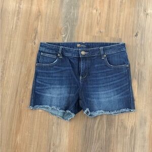 Kut from the Kloth Dark Blue Jean Shorts